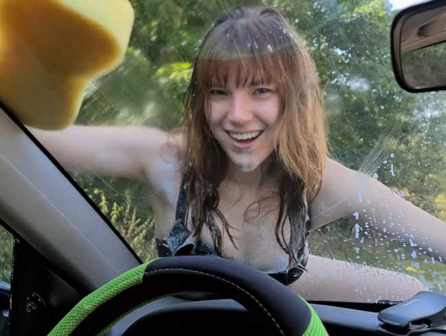 Dirty CARWASH Sex mit „Zuschauern“ !!!