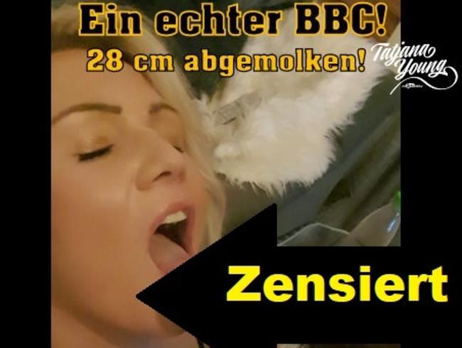 Ein echter BBC! Harte 28 cm abgemolken!!