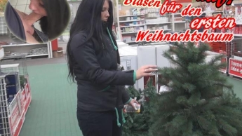 Fresse auf! !!Blasen für den ersten Weihnachtsbaum