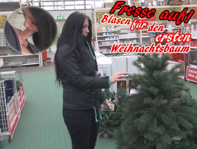 Fresse auf! !!Blasen für den ersten Weihnachtsbaum