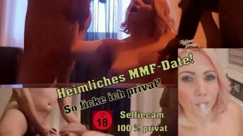 Heimliches MMF-Date! So ficke ich privat! Selfiecam-Modus!!