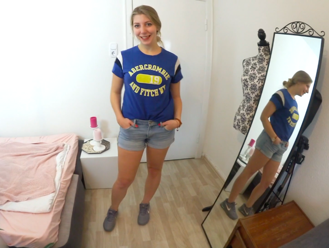 INTENSIV ABGERITTEN vor der DIENSTREISE – POV Creampie-Fick