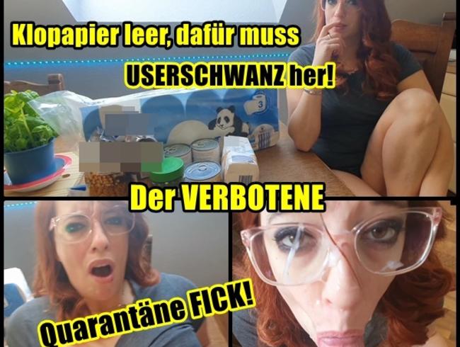 Klopapier leer User Schwanz her– Der Verbotene Quarantäne FICK!