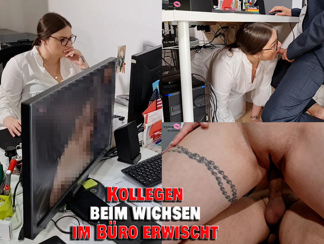 Kollegen beim wichsen im Büro erwischt