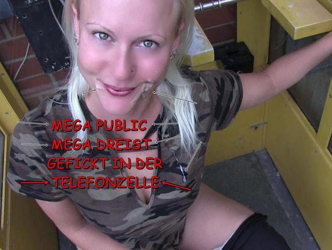 Mega Cumshot Public und Dreist! Gefickt in der TELEFONZELLE!