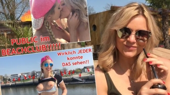 PUBLIC im BEACHCLUB!!! Wirklich JEDER konnte DAS sehen!!!!!