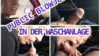 Public Blowjob in der Waschanlage