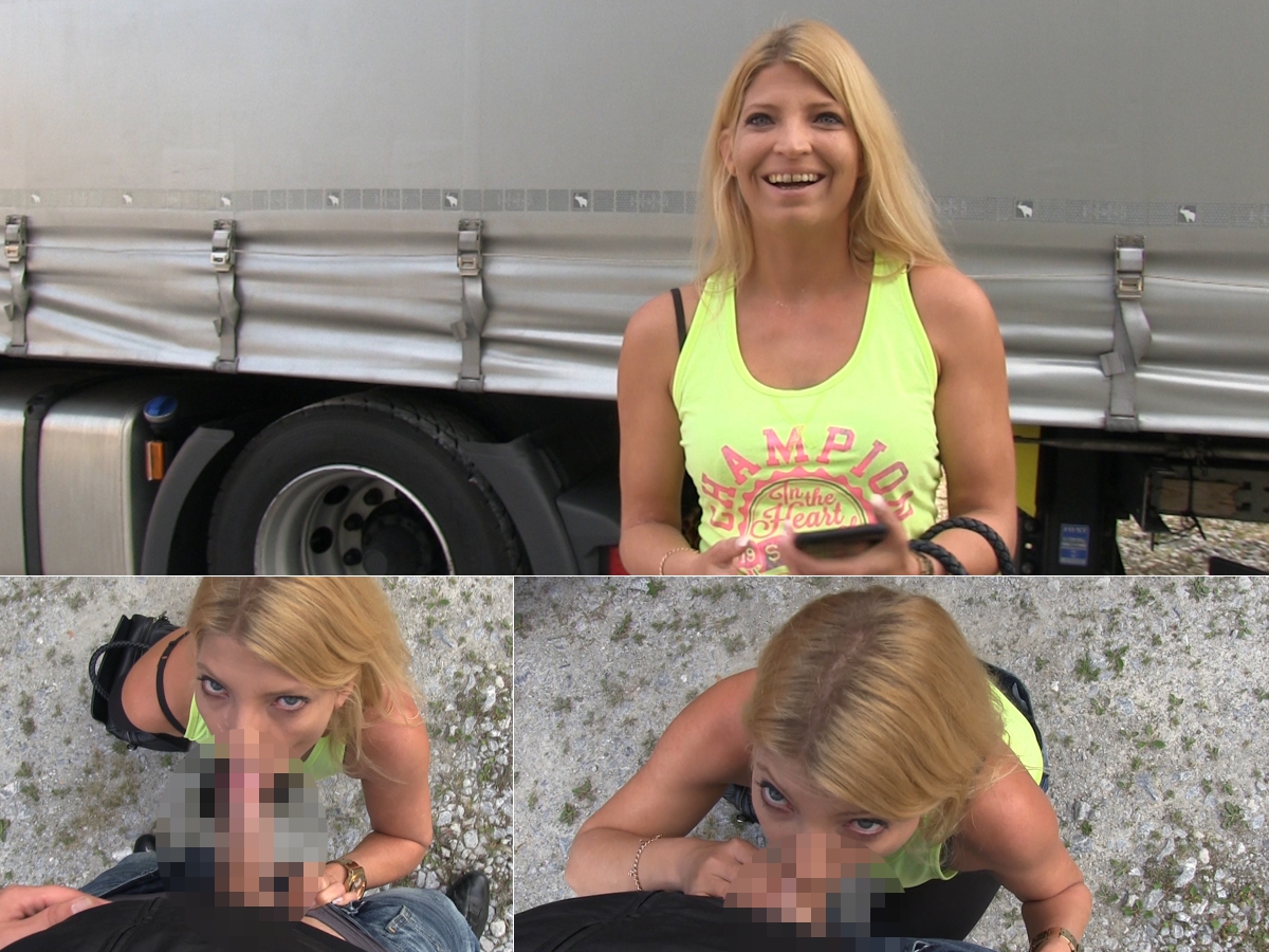 RISKANTER PUBLIC BLOWJOB FÜR GEILEN TRUCKER