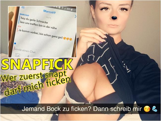 SNAPFICK – Wer zuerst snapt, darf mich ficken