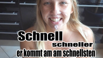 Schnell, schneller,. er kommt am schnellsten