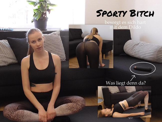 Sporty Bitch besorgt es sich hart