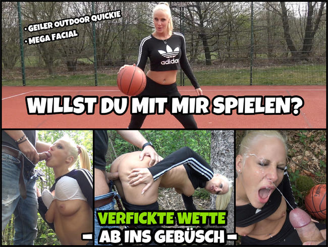 VERFICKTE WETTE | Outdoor QUICKIE mit Mega FACIAL