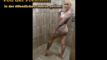 Von meiner Freundin in der Dusche gefilmt