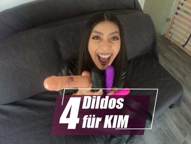 4 Dildos für Kim