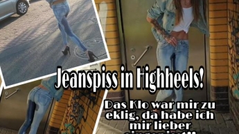 Ekelklo? nein DANKE! Da piss ich mir lieber in meine Jeans!