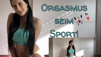 Notgeil!! Orgasmus beim Sport!