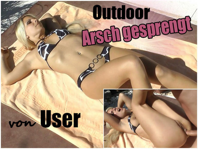 Outdoor Arsch gesprengt von User