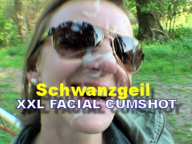 XXL Facial Cumshot – Outdoor