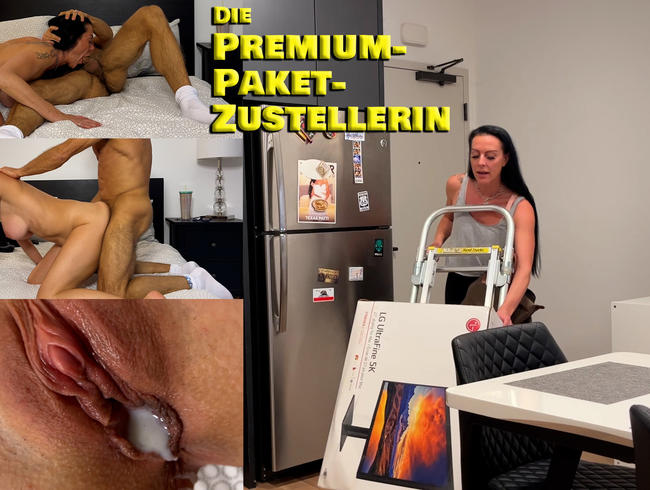 Die Premium-Paket-Zustellerin. Ihr Service ist legendär