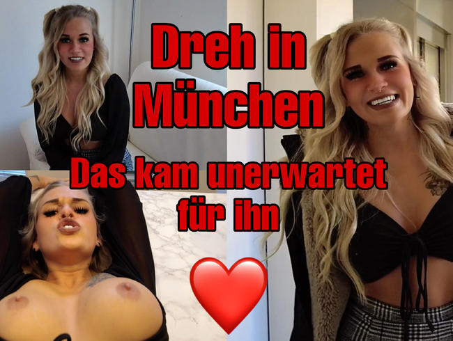 Dreh in München! Damit hat er nicht gerechnet