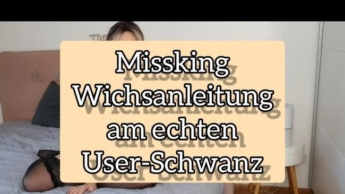 Wichsanleitung am echten User-Schwanz