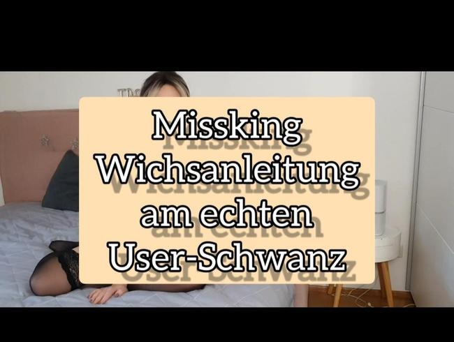 Wichsanleitung am echten User-Schwanz