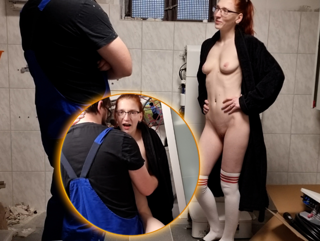 Schon wieder so Notgeil!!! Flachgelegt vom Fliesenleger