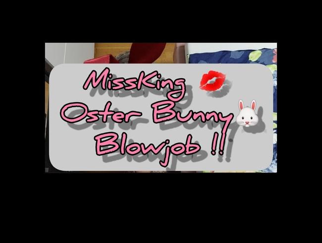 Blowjob im Oster-Bunny Outfit