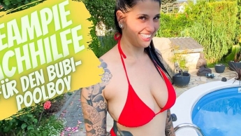 CREAMPIE – NACHHILFE für den BUBI-POOLBOY