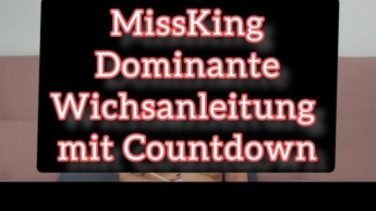 Dominante Wichsanleitung mit Countdown