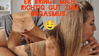 Er bringt mich richtig gut zum Orgasmus