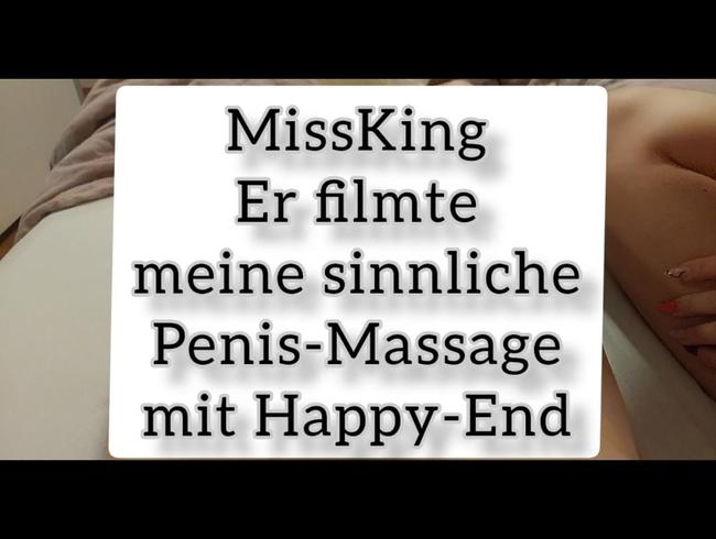 Er filmte meine sinnliche Penis-Massage mit Happy-End