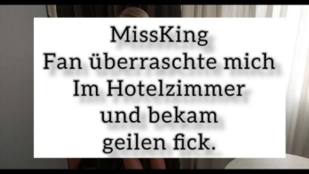 Fan überraschte mich im Hotelzimmer und bekam geilen fick