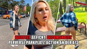 GEFISTET, GEFICKT, GECUMSHOTET – perverse Parkplatz-Action an der A13