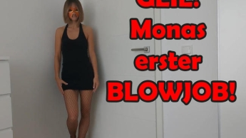 GEIL! Monas erster BLOWJOB!