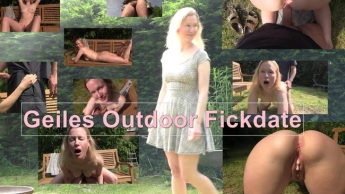 Geiles Outdoor Fickdate