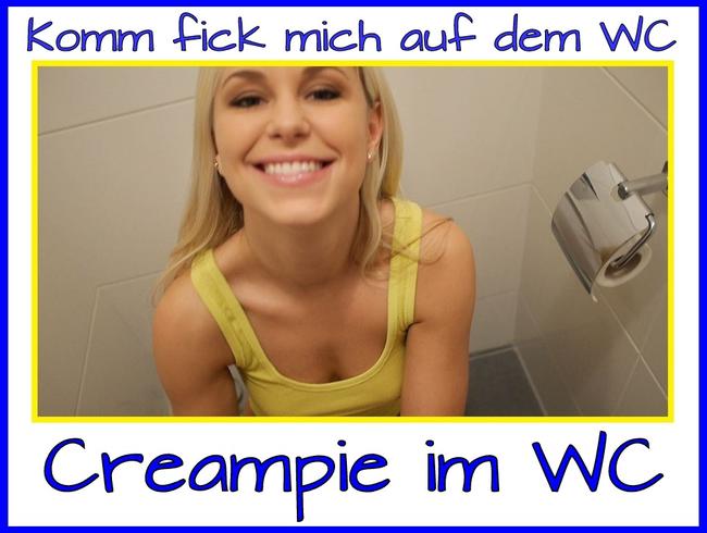 Gib mir ein Creampie im WC