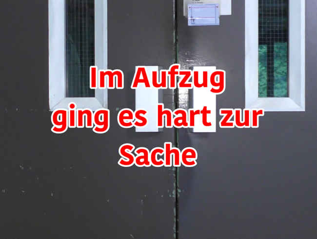 Im Aufzug vernascht