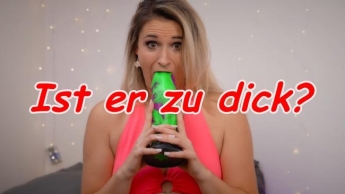 Ist er zu dick? Der Dildo Test