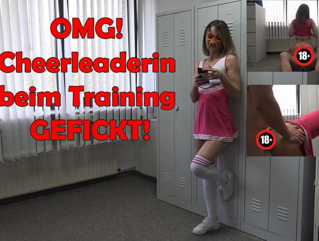 OMG! Cheerleaderin beim Training GEFICKT!