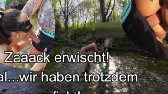 Outdoor geil geworden und direkt erwischt!