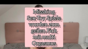 Sex-Toy Spiele wurden zum geilen Fick mit Multi Orgasmus