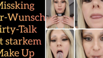 User-Wunsch Dirty-Talk mit starkem Make Up