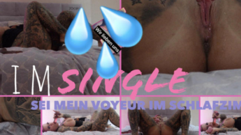 i m SINGLE l sei mein voyeur im Schlafzimmer