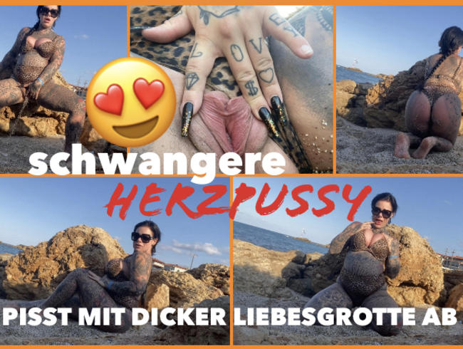 schwangere HERZPUSSY I pisst MIT dicker liebesgrotte ab