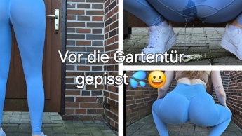 Gymleggings eingenässt