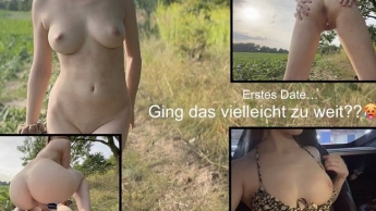 Creampie und SCHWANGER Beim ersten Date?!? Er füllt meine junge Fotze mitten auf dem FELD?!?