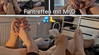 Fantreffen mit Mr.D > Füße sind seine Leidenschaft