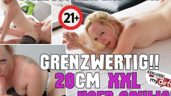 GRENZWERTIG! 20cm XXL USERSCHWANZ ist zu viel für meine Muschi!!