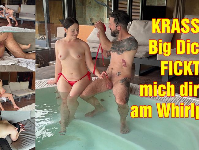 KRASS! Big Dick fickt mich direkt am Whirlpool!